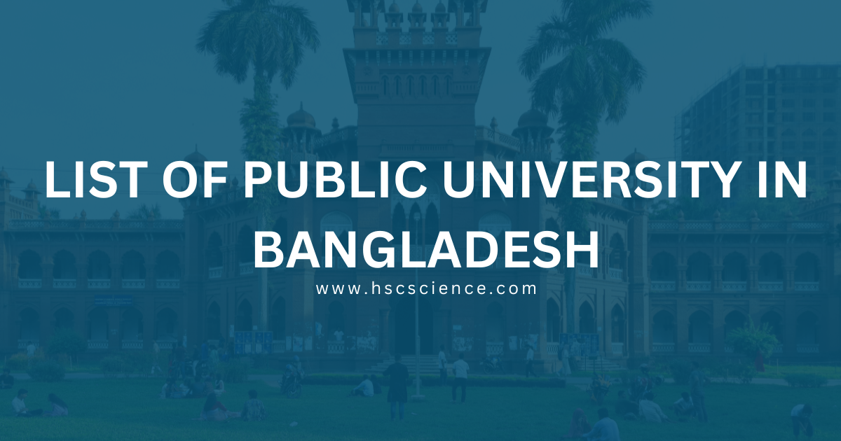 You are currently viewing List of Public University in Bangladesh: 55 University